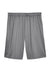 Team 365 TT11SH Mens Zone Performance Moisture Wicking Shorts w/ Pockets Graphite Grey Flat Front