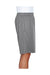 Team 365 TT11SH Mens Zone Performance Moisture Wicking Shorts w/ Pockets Graphite Grey Model Side