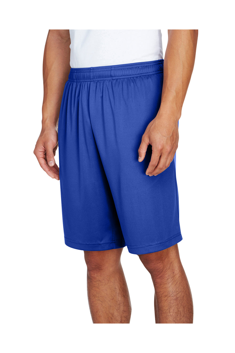 Team 365 TT11SH Mens Zone Performance Moisture Wicking Shorts w/ Pockets Royal Blue Model 3q