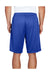 Team 365 TT11SH Mens Zone Performance Moisture Wicking Shorts w/ Pockets Royal Blue Model Back