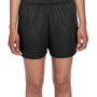 Team 365 Womens Zone Performance Moisture Wicking Shorts w/ Pockets - Black