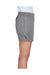 Team 365 TT11SHW Womens Zone Performance Moisture Wicking Shorts w/ Pockets Graphite Grey Model Side