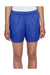 Team 365 TT11SHW Womens Zone Performance Moisture Wicking Shorts w/ Pockets Royal Blue Model Front