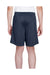 Team 365 TT11SHY Youth Zone Performance Moisture Wicking Shorts w/ Pockets Dark Navy Blue Model Back