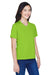 Team 365 TT11W Womens Zone Performance Moisture Wicking Short Sleeve V-Neck T-Shirt Acid Green Model 3q