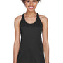 Team 365 Womens Zone Performance Moisture Wicking Tank Top - Black