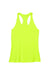 Team 365 TT11WRC Womens Zone Performance Moisture Wicking Tank Top Safety Yellow Flat Back