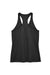 Team 365 TT11WRC Womens Zone Performance Moisture Wicking Tank Top Black Flat Back