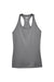 Team 365 TT11WRC Womens Zone Performance Moisture Wicking Tank Top Graphite Grey Flat Front