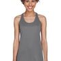 Team 365 Womens Zone Performance Moisture Wicking Tank Top - Graphite Grey