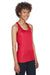 Team 365 TT11WRC Womens Zone Performance Moisture Wicking Tank Top Red Model 3q