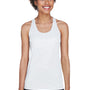 Team 365 Womens Zone Performance Moisture Wicking Tank Top - White