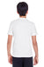 Team 365 TT11Y Youth Zone Performance Moisture Wicking Short Sleeve Crewneck T-Shirt White Model Back