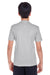 Team 365 TT11Y Youth Zone Performance Moisture Wicking Short Sleeve Crewneck T-Shirt Silver Grey Model Back