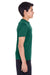 Team 365 TT11Y Youth Zone Performance Moisture Wicking Short Sleeve Crewneck T-Shirt Forest Green Model Side