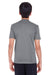 Team 365 TT11Y Youth Zone Performance Moisture Wicking Short Sleeve Crewneck T-Shirt Graphite Grey Model Back