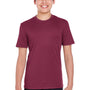 Team 365 Youth Zone Performance Moisture Wicking Short Sleeve Crewneck T-Shirt - Maroon