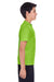 Team 365 TT11Y Youth Zone Performance Moisture Wicking Short Sleeve Crewneck T-Shirt Acid Green Model Side