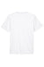 Team 365 TT11Y Youth Zone Performance Moisture Wicking Short Sleeve Crewneck T-Shirt White Flat Back