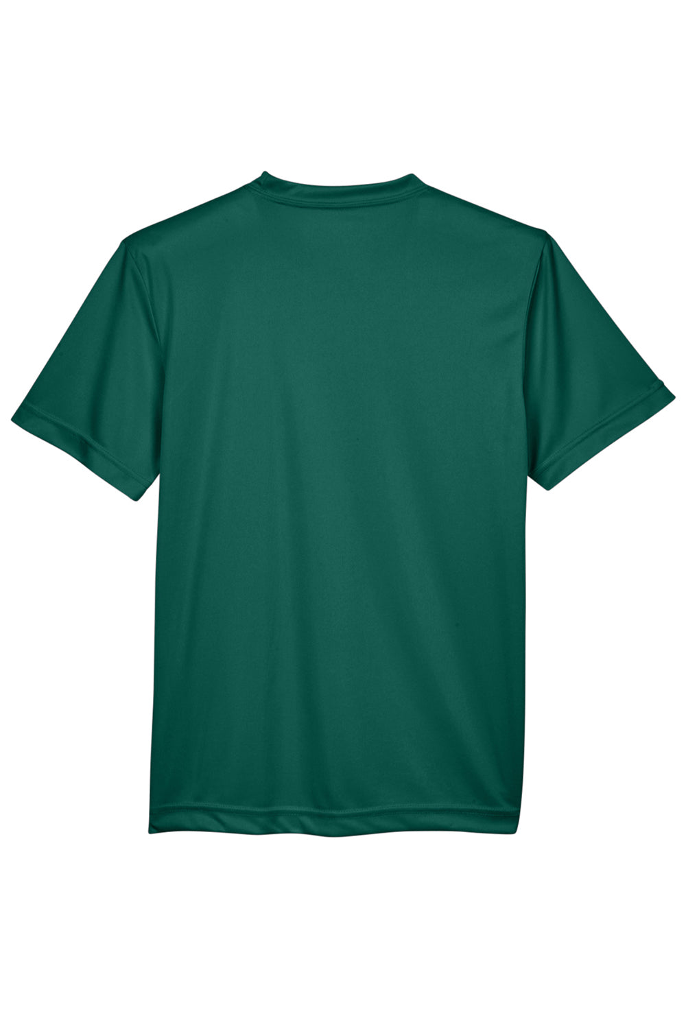 Team 365 TT11Y Youth Zone Performance Moisture Wicking Short Sleeve Crewneck T-Shirt Forest Green Flat Back