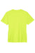 Team 365 TT11Y Youth Zone Performance Moisture Wicking Short Sleeve Crewneck T-Shirt Safety Yellow Flat Back