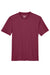 Team 365 TT11Y Youth Zone Performance Moisture Wicking Short Sleeve Crewneck T-Shirt Maroon Flat Front