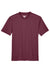 Team 365 TT11Y Youth Zone Performance Moisture Wicking Short Sleeve Crewneck T-Shirt Dark Maroon Flat Front