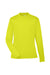 Team 365 TT11YL Youth Zone Performance Moisture Wicking Long Sleeve Crewneck T-Shirt Safety Yellow Flat Front