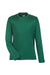 Team 365 TT11YL Youth Zone Performance Moisture Wicking Long Sleeve Crewneck T-Shirt Forest Green Flat Front