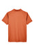 Team 365 TT21 Mens Command Performance Moisture Wicking Short Sleeve Polo Shirt Burnt Orange Flat Back