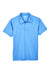 Team 365 TT21 Mens Command Performance Moisture Wicking Short Sleeve Polo Shirt Light Blue Flat Front