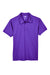 Team 365 TT21 Mens Command Performance Moisture Wicking Short Sleeve Polo Shirt Purple Flat Front