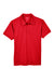 Team 365 TT21 Mens Command Performance Moisture Wicking Short Sleeve Polo Shirt Red Flat Front