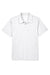 Team 365 TT21 Mens Command Performance Moisture Wicking Short Sleeve Polo Shirt White Flat Front