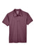 Team 365 TT21 Mens Command Performance Moisture Wicking Short Sleeve Polo Shirt Dark Maroon Flat Front