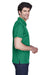 Team 365 TT21 Mens Command Performance Moisture Wicking Short Sleeve Polo Shirt Kelly Green Model Side