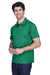 Team 365 TT21 Mens Command Performance Moisture Wicking Short Sleeve Polo Shirt Kelly Green Model 3q