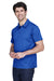 Team 365 TT21 Mens Command Performance Moisture Wicking Short Sleeve Polo Shirt Royal Blue Model 3q