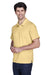 Team 365 TT21 Mens Command Performance Moisture Wicking Short Sleeve Polo Shirt Vegas Gold Model 3q