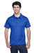 Team 365 TT21 Mens Command Performance Moisture Wicking Short Sleeve Polo Shirt Royal Blue Model Front