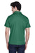 Team 365 TT21 Mens Command Performance Moisture Wicking Short Sleeve Polo Shirt Dark Green Model Back