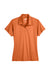 Team 365 TT21W Womens Command Performance Moisture Wicking Short Sleeve Polo Shirt Burnt Orange Flat Front