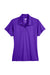 Team 365 TT21W Womens Command Performance Moisture Wicking Short Sleeve Polo Shirt Purple Flat Front