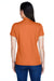 Team 365 TT21W Womens Command Performance Moisture Wicking Short Sleeve Polo Shirt Burnt Orange Model Back