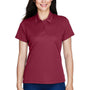 Team 365 Womens Command Performance Moisture Wicking Short Sleeve Polo Shirt - Maroon