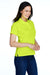 Team 365 TT21W Womens Command Performance Moisture Wicking Short Sleeve Polo Shirt Safety Yellow Model 3q