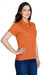 Team 365 TT21W Womens Command Performance Moisture Wicking Short Sleeve Polo Shirt Burnt Orange Model 3q