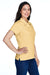 Team 365 TT21W Womens Command Performance Moisture Wicking Short Sleeve Polo Shirt Vegas Gold Model 3q