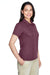 Team 365 TT21W Womens Command Performance Moisture Wicking Short Sleeve Polo Shirt Dark Maroon Model 3q