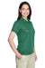 Team 365 TT21W Womens Command Performance Moisture Wicking Short Sleeve Polo Shirt Dark Green Model 3q